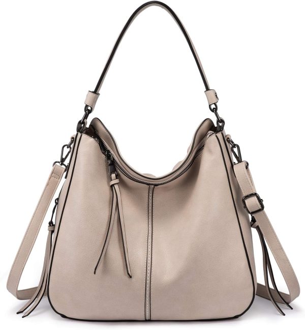 Handbags for Women Large Designer Ladies Hobo bag Bucket Purse Faux Leather